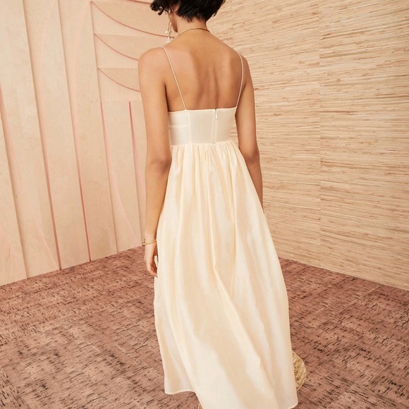 Ulla Johson Mariza Organza Midi Dress - Picture 2 of 6